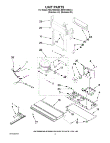 06 - Unit Parts parts for Maytag Refrigerator MBL1956KES4 from AppliancePartsPros.com