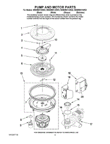 08 - Pump And Motor Parts parts for Maytag Dishwasher MDBM601AWB3 from AppliancePartsPros.com