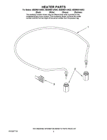 05 - Heater Parts parts for Maytag Dishwasher MDBM601AWW3 from AppliancePartsPros.com