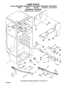 03 - Liner Parts parts for Maytag Refrigerator A8RXNGMWB00 from AppliancePartsPros.com