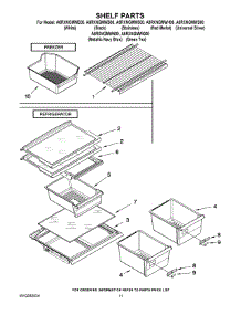 06 - Shelf Parts parts for Maytag Refrigerator A8RXNGMWS00 from AppliancePartsPros.com