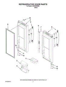 05 - Refrigerator Door Parts parts for Maytag Refrigerator AFB2234WEB3 from AppliancePartsPros.com