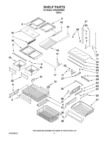 07 - Shelf Parts parts for Maytag Refrigerator AFB2234WEB3 from AppliancePartsPros.com