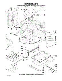 03 - Chassis Parts parts for Maytag Range MES5775BAB19 from AppliancePartsPros.com