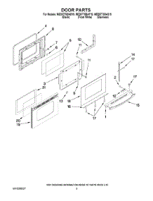 04 - Door Parts parts for Maytag Range MES5775BAS19 from AppliancePartsPros.com