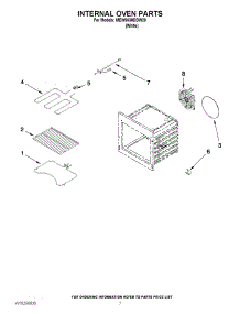 04 - Internal Oven Parts parts for Maytag Oven MEW6630DDW20 from AppliancePartsPros.com