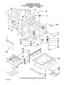 03 - Chassis Parts parts for Maytag Range MES5775BCB20 from AppliancePartsPros.com