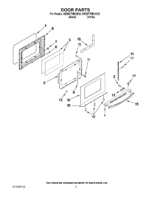 04 - Door Parts parts for Maytag Range MES5775BCB20 from AppliancePartsPros.com