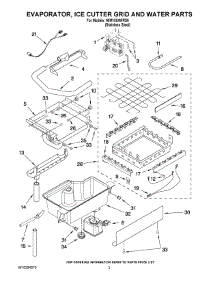 02 - Evaporator, Ice Cutter Grid And Water Parts parts for Maytag Ice Machine MIM1554WRS0 from AppliancePartsPros.com