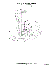04 - Control Panel Parts parts for Maytag Ice Machine MIM1554WRS0 from AppliancePartsPros.com