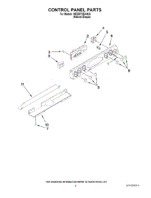 02 - Control Panel Parts parts for Maytag Range MES5875BAN20 from AppliancePartsPros.com