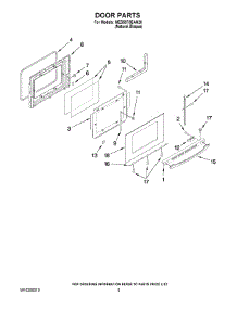 04 - Door Parts parts for Maytag Range MES5875BAN20 from AppliancePartsPros.com