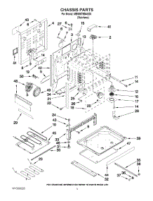 03 - Chassis Parts parts for Maytag Range MES5875BAS20 from AppliancePartsPros.com