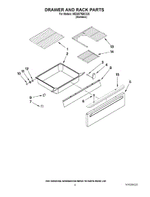 05 - Drawer And Rack Parts parts for Maytag Range MES5875BCS20 from AppliancePartsPros.com