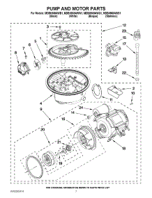 06 - Pump And Motor Parts parts for Maytag Dishwasher MDBH969AWQ1 from AppliancePartsPros.com