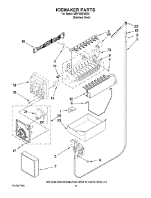 08 - Icemaker Parts parts for Maytag Refrigerator MBF1958WES1 from AppliancePartsPros.com