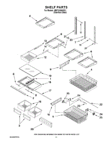 07 - Shelf Parts parts for Maytag Refrigerator MBF2258WES1 from AppliancePartsPros.com