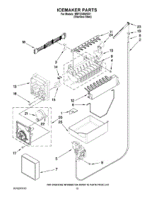 08 - Icemaker Parts parts for Maytag Refrigerator MBF2258WES1 from AppliancePartsPros.com