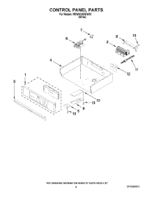 04 - Control Panel Parts parts for Maytag Oven MEW6530DDW20 from AppliancePartsPros.com