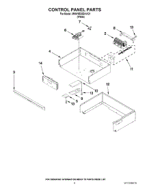 04 - Control Panel Parts parts for Maytag Oven MMW5530DAW21 from AppliancePartsPros.com