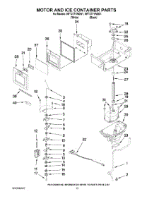 07 - Motor And Ice Container Parts parts for Maytag Refrigerator MFT2771WEB1 from AppliancePartsPros.com