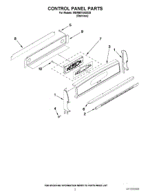 02 - Control Panel Parts parts for Maytag Range MGR6875ADS28 from AppliancePartsPros.com