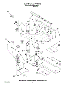 03 - Manifold Parts parts for Maytag Range MGR6875ADS28 from AppliancePartsPros.com