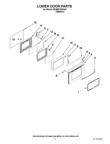 06 - Lower Door Parts parts for Maytag Range MGR6875ADS28 from AppliancePartsPros.com