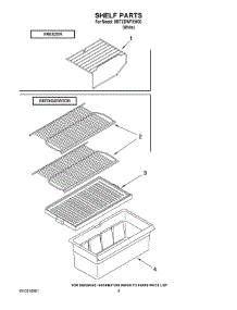 05 - Shelf Parts parts for Maytag Refrigerator M5TXDWFXW00 from AppliancePartsPros.com