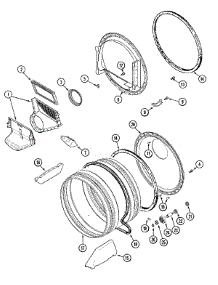 08 - Tumbler parts for Maytag Dryer MDE2600AYW from AppliancePartsPros.com
