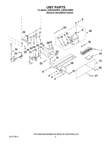 04 - Unit Parts parts for Maytag Wine Cooler JUB248LBRB00 from AppliancePartsPros.com