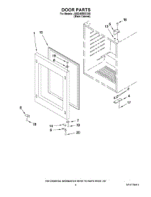 03 - Door Parts parts for Maytag Wine Cooler JUB248RBCX00 from AppliancePartsPros.com