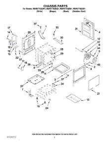 03 - Chassis Parts parts for Maytag Range MGR5775QDS1 from AppliancePartsPros.com