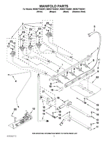 04 - Manifold Parts parts for Maytag Range MGR5775QDS1 from AppliancePartsPros.com