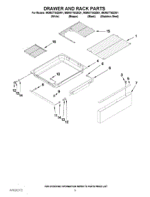 06 - Drawer And Rack Parts parts for Maytag Range MGR5775QDS1 from AppliancePartsPros.com