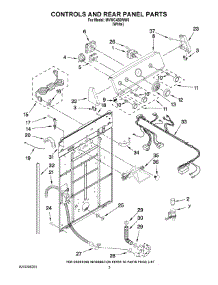 02 - Controls And Rear Panel Parts parts for Maytag Washer MVWC450WW0 from AppliancePartsPros.com