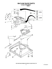 05 - Machine Base Parts parts for Maytag Washer MVWC450WW0 from AppliancePartsPros.com