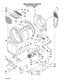 03 - Bulkhead Parts parts for Maytag Dryer YMEDE300VF2 from AppliancePartsPros.com
