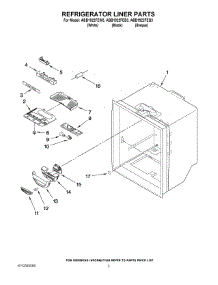02 - Refrigerator Liner Parts parts for Maytag Refrigerator ABB1922FEB3 from AppliancePartsPros.com