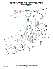 02 - Control Panel And Separator Parts parts for Maytag Dryer MLE24PNAGW0 from AppliancePartsPros.com