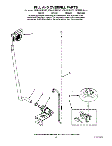 06 - Fill And Overfill Parts parts for Maytag Dishwasher MDB8951BWQ0 from AppliancePartsPros.com