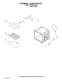 03 - Internal Oven Parts parts for Maytag Oven MEW5530DDS10 from AppliancePartsPros.com