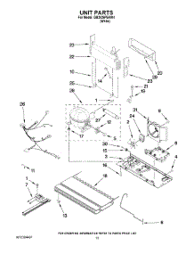 07 - Unit Parts parts for Maytag Refrigerator GB2526PEKW4 from AppliancePartsPros.com
