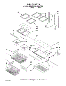 07 - Shelf Parts parts for Maytag Refrigerator ABB2227VEW2 from AppliancePartsPros.com