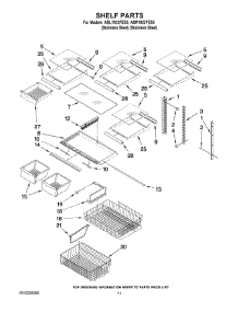 06 - Shelf Parts parts for Maytag Refrigerator ABL1922FES5 from AppliancePartsPros.com
