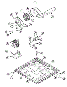 06 - Motor Drive parts for Maytag Dryer MDE3600AYQ from AppliancePartsPros.com