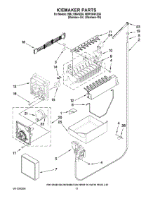 08 - Icemaker Parts parts for Maytag Refrigerator MBR1956KES5 from AppliancePartsPros.com
