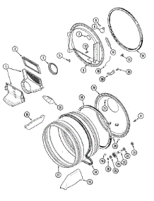 05 - Tumbler parts for Maytag Dryer MDE5500AZQ from AppliancePartsPros.com