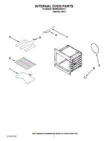 04 - Internal Oven Parts parts for Maytag Oven MEW5630DDS10 from AppliancePartsPros.com