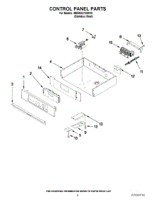 04 - Control Panel Parts parts for Maytag Oven MEW5527DDS10 from AppliancePartsPros.com
